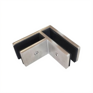 Thin 90-degree corner connector, 2205 stainless steel glass railing hardware