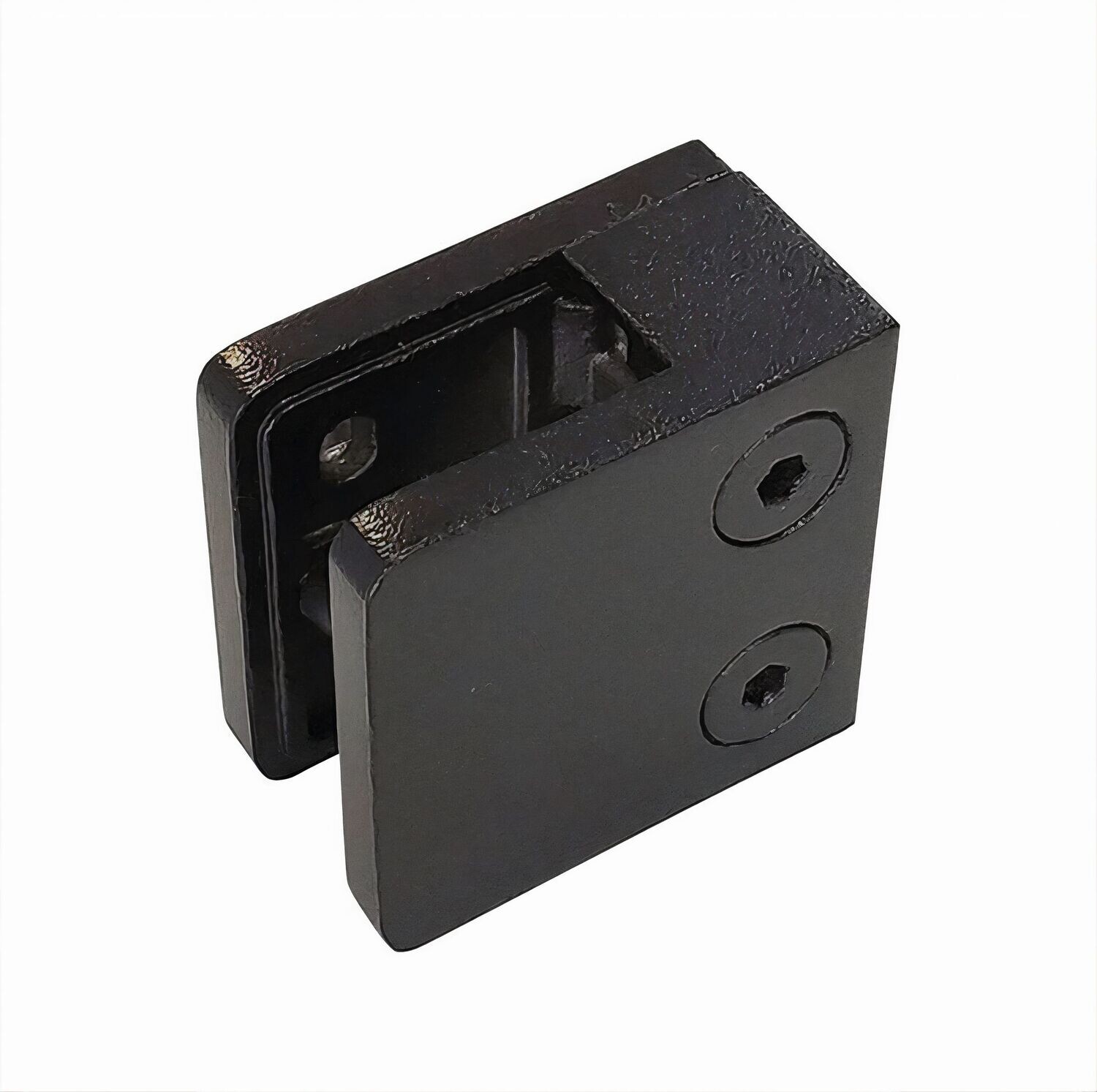 Wide glass-to-wall connector, 2205 stainless steel glass railing hardware