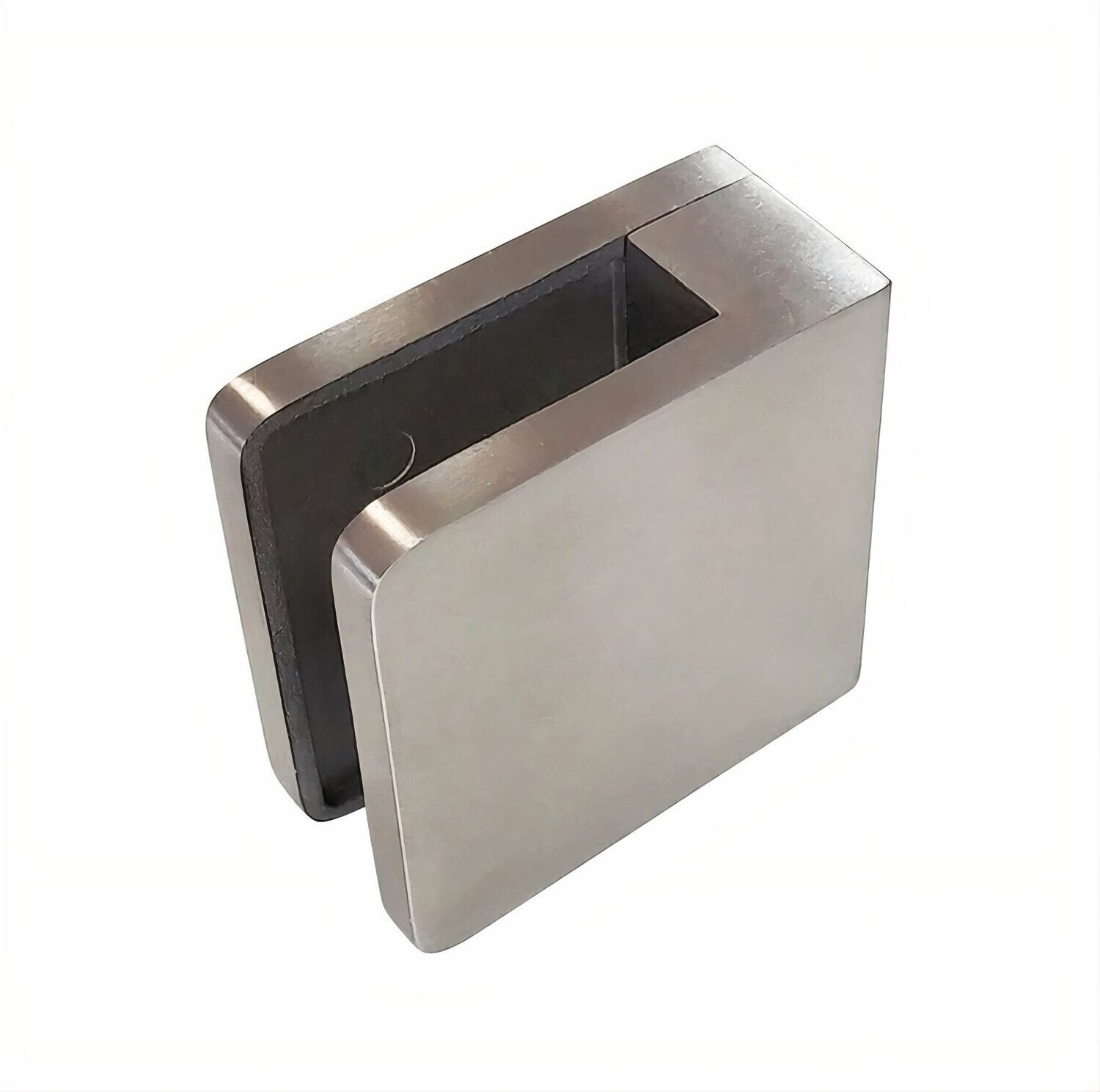 Wide glass-to-wall connector, 2205 stainless steel glass railing hardware